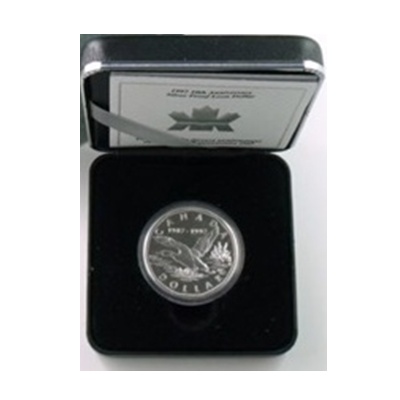 1997 $1 Silver Proof - 10th Anniversary Loon Dollar